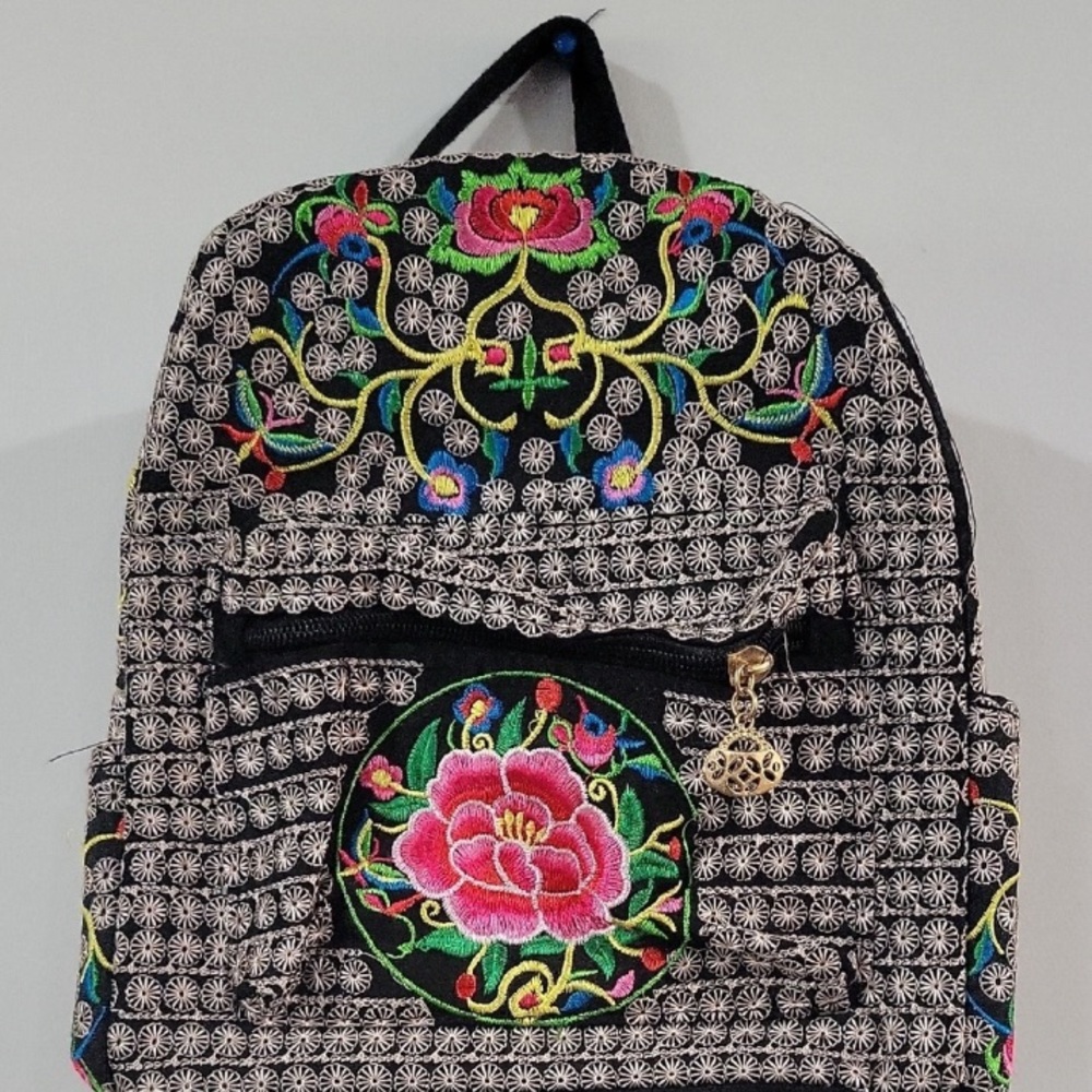 Boho Backpack Euc - image 7